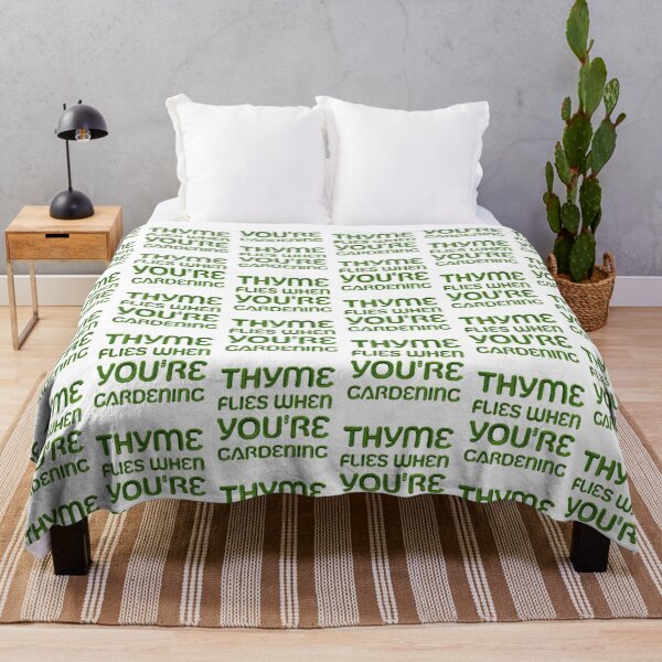 Item preview, THYME flies when you're Gardening! designed and sold by jazzydevil.