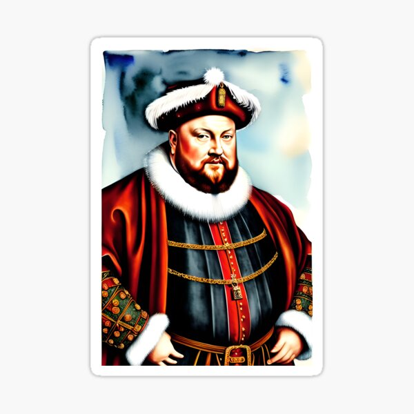 Santa Henry VIII (Celebrity Christmas) Sticker