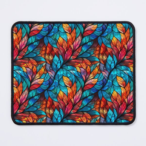 Item preview, Colorful Stained Glass Pattern designed and sold by ComerPrintCo.