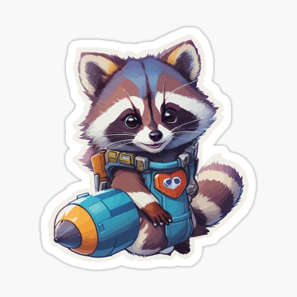 Rocket Raccoon Sticker