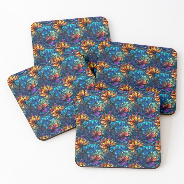 Item preview, Colorful Stained Glass Pattern  designed and sold by ComerPrintCo.