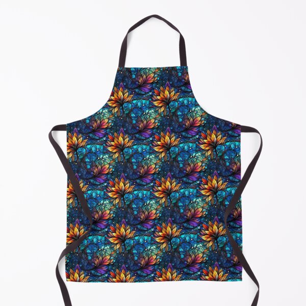 Item preview, Colorful Stained Glass Pattern designed and sold by ComerPrintCo.