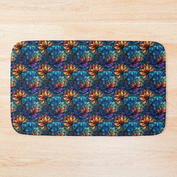 Item preview, Colorful Stained Glass Pattern  designed and sold by ComerPrintCo.