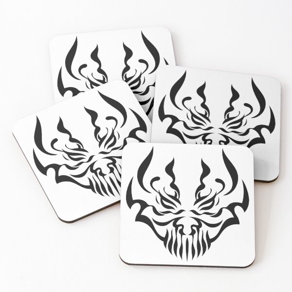 Item preview, Devil Face Tattoo Tribal designed and sold by extremlity.