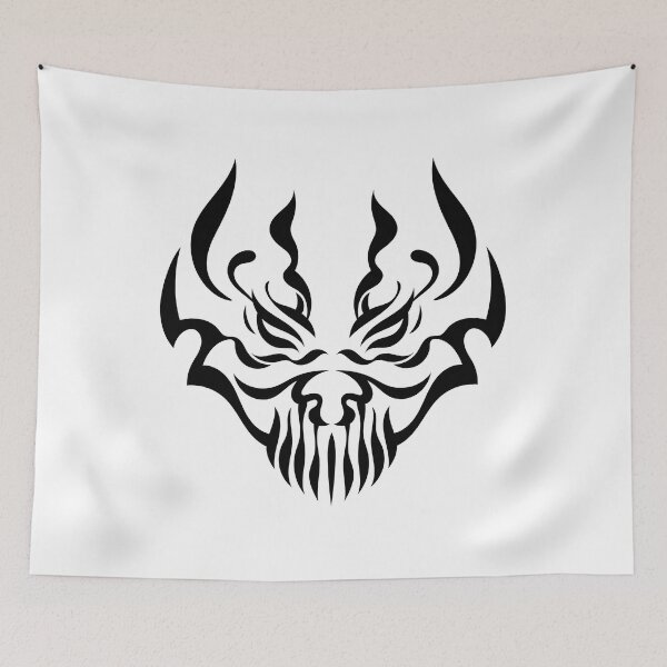 Item preview, Devil Face Tattoo Tribal designed and sold by extremlity.
