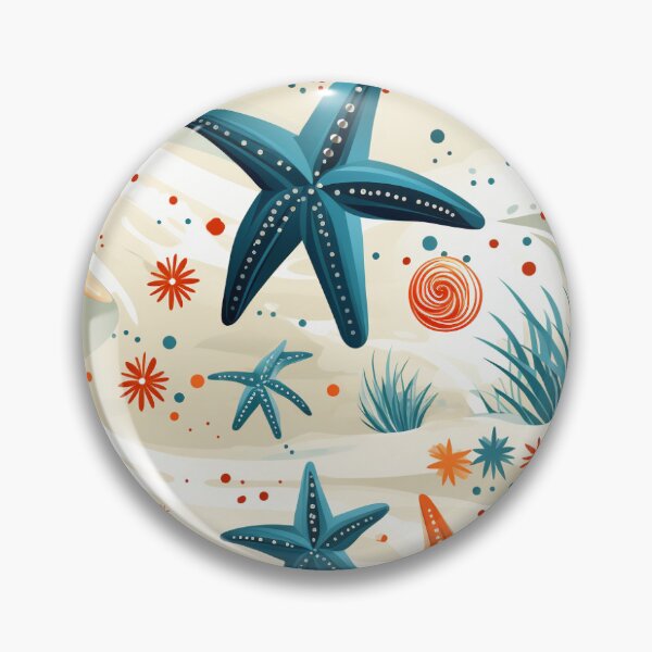 Item preview, Cute Starfish and Sea creatures  designed and sold by ComerPrintCo.