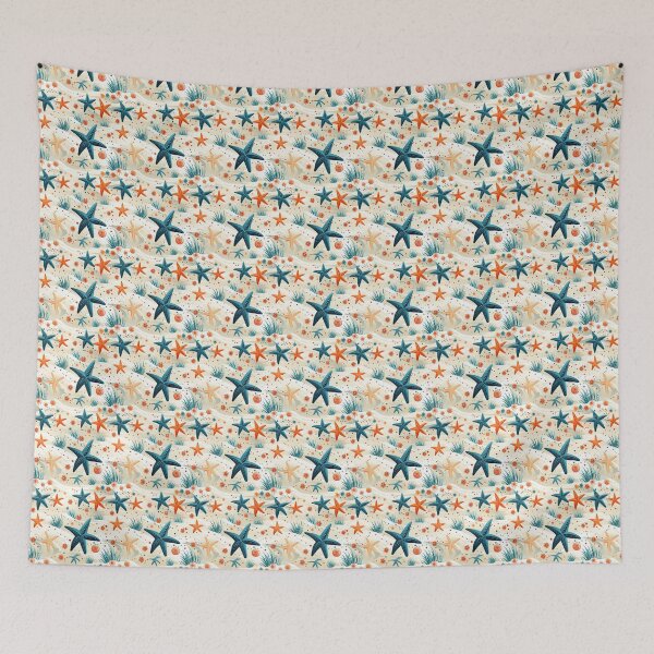 Item preview, Cute Starfish and Sea creatures  designed and sold by ComerPrintCo.
