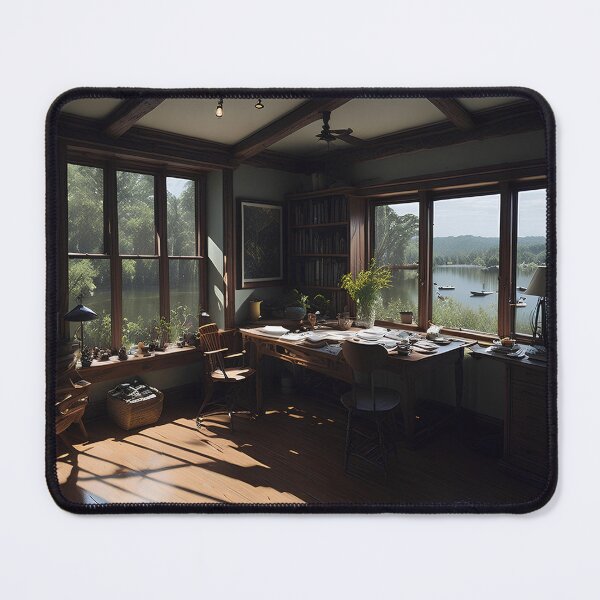 Item preview, "Whispering Waters: A Captivating River View" designed and sold by BlareBlare.