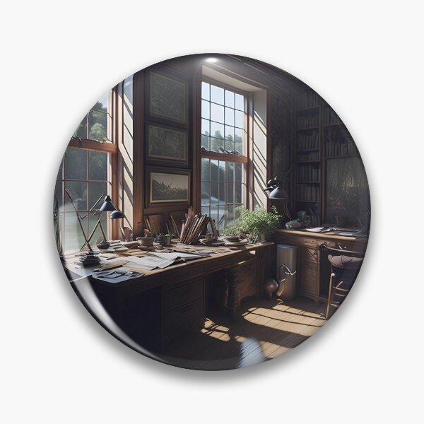 Item preview, "Riverside Reverie: Serenity in the Cottage Art Studio" designed and sold by BlareBlare.