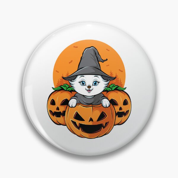 Artikelvorschau, Pumpkin head with a cute cat entworfen und verkauft von quanlh.