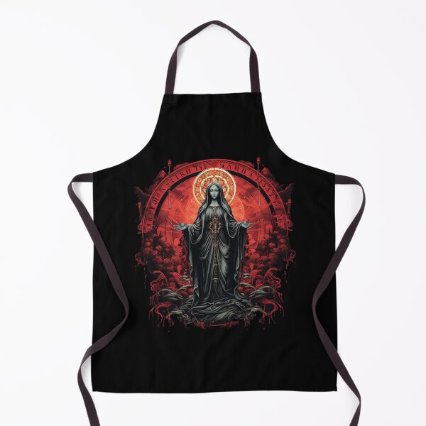Item preview, Saint Mary, the Mother of Jesus, in black and red designed and sold by zajkart.