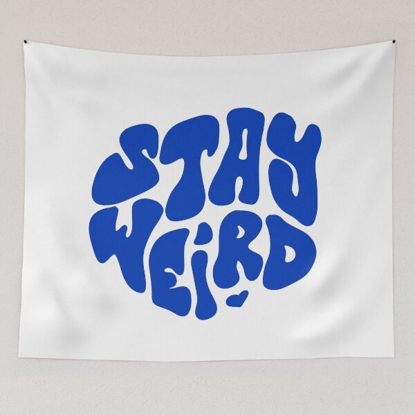 Item preview, Cute "stay weird" font designed and sold by DesignsByJas.