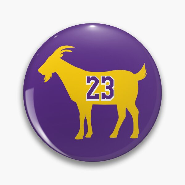 Item preview, Los Angeles GOAT - number 23 - Yellow designed and sold by BuzzerBeater00.