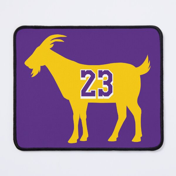 Item preview, Los Angeles GOAT - number 23 - Yellow designed and sold by BuzzerBeater00.