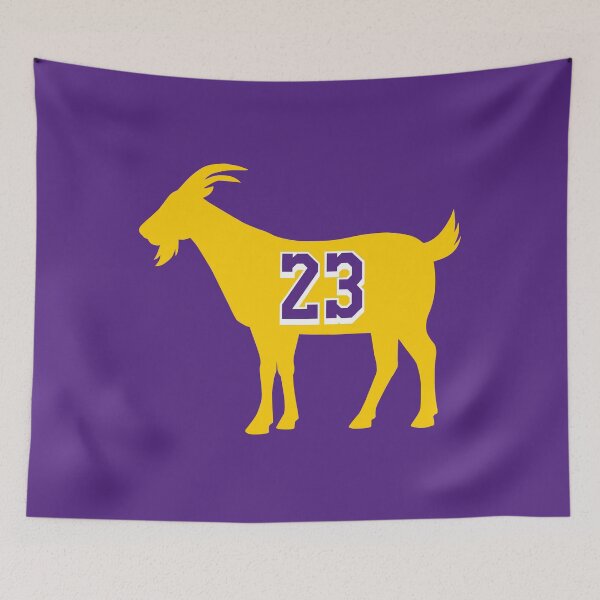 Item preview, Los Angeles GOAT - number 23 - Yellow designed and sold by BuzzerBeater00.