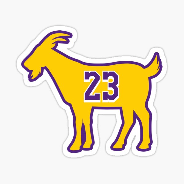 Artikel-Vorschau von Los Angeles GOAT – Nummer 23 – Gelb, designt und verkauft von BuzzerBeater00.