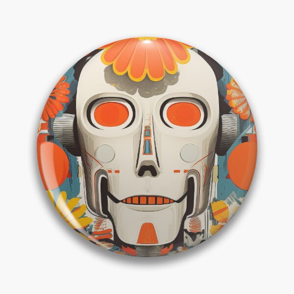 Item preview, ultra flower power robot designed and sold by Robots-Retros.