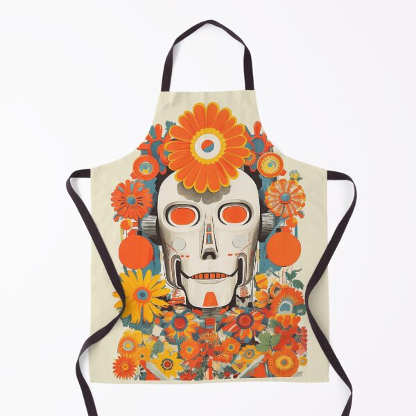 Item preview, ultra flower power robot designed and sold by Robots-Retros.