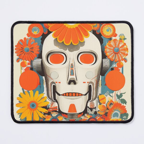 Item preview, ultra flower power robot designed and sold by Robots-Retros.