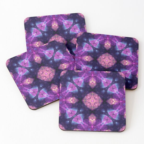 Item preview, eight pink and blue fans designed and sold by effervescence.