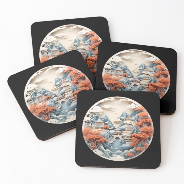 Item preview, Tranquil Beauty: A Multi-Dimensional Chinese Illustration designed and sold by BNCH44.