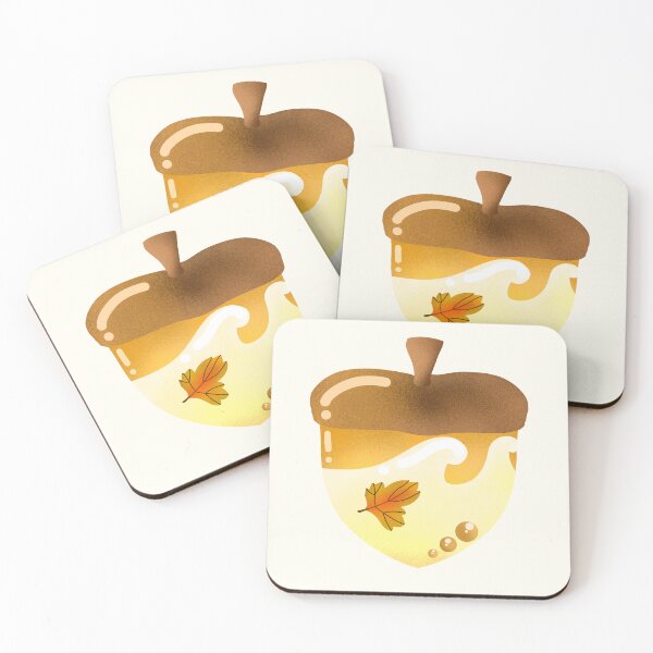 Item preview, Cozy acorn cottagecore and hygge sticker pack by DozyJov designed and sold by DozyJov.