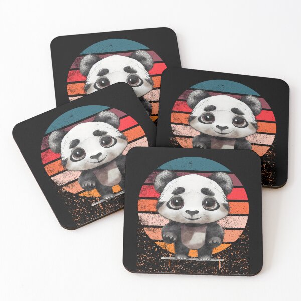 Item preview, Sweet and adorable Panda on a retro background - summer vibe - universal style, I'm sweet and pretty, a unique cutie designed and sold by Erry-ewell.