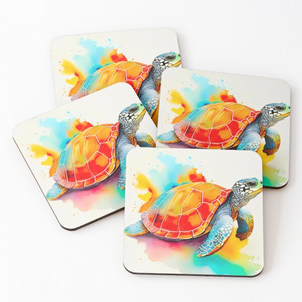 Item preview, Turtle watercolor art designed and sold by bouinga.