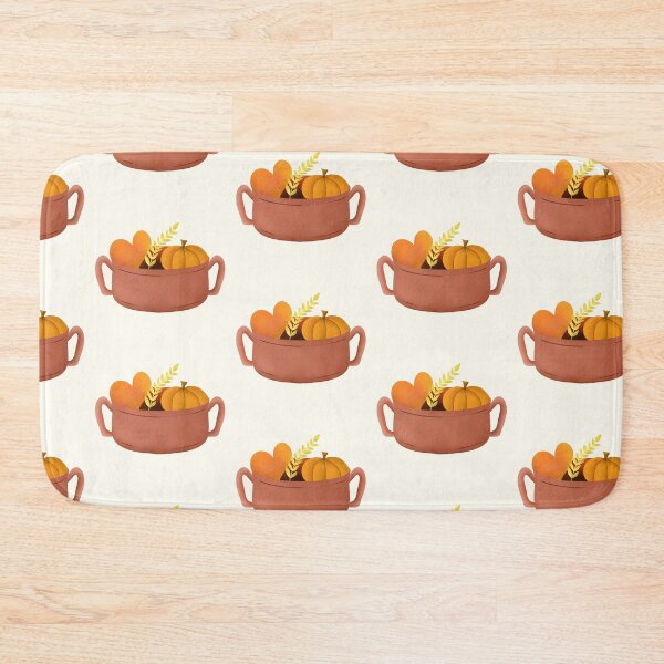 Item preview, Cooking pot of love, wheat, and pumpkin cottagecore and hygge sticker pack by DozyJov designed and sold by DozyJov.