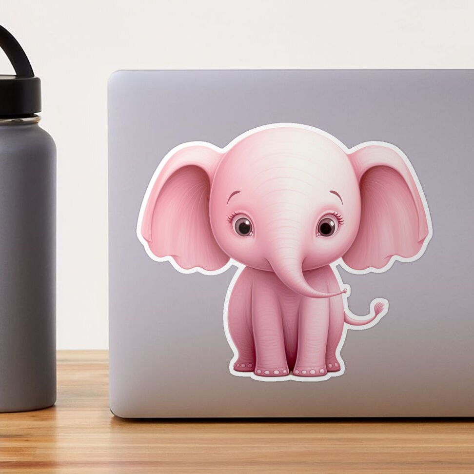 Sweet Pink Elephant Thermos Bottle