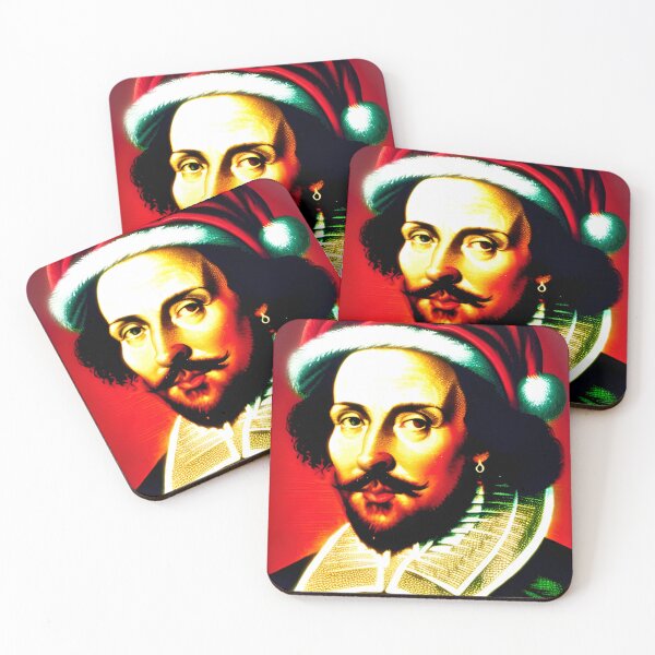 Artikelvorschau, Santa Shakespeare (Promi-Weihnachten) entworfen und verkauft von Robert Steadman.
