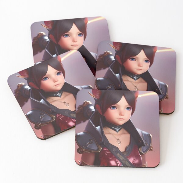 Item preview, Lalafell female warrior designed and sold by Rhomeart77.
