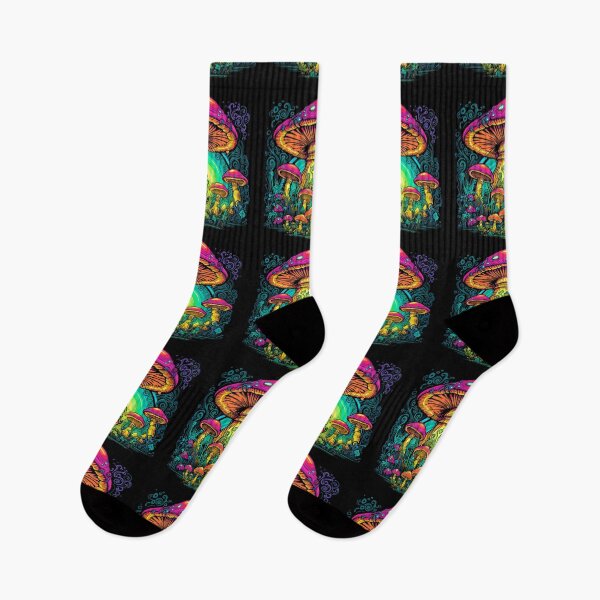 Item preview, Psychedelic Fungi Fantasia: Vibrant Mushroom Design Collection designed and sold by KaonDesign.