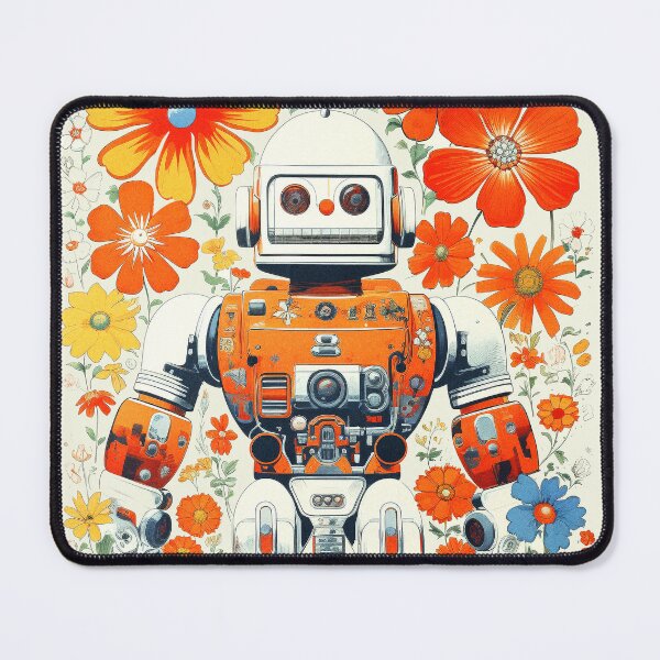 Item preview, Great flower power robot designed and sold by Robots-Retros.