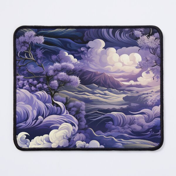 Item preview, nature wispy windy lavender color designed and sold by Lightandwindy.