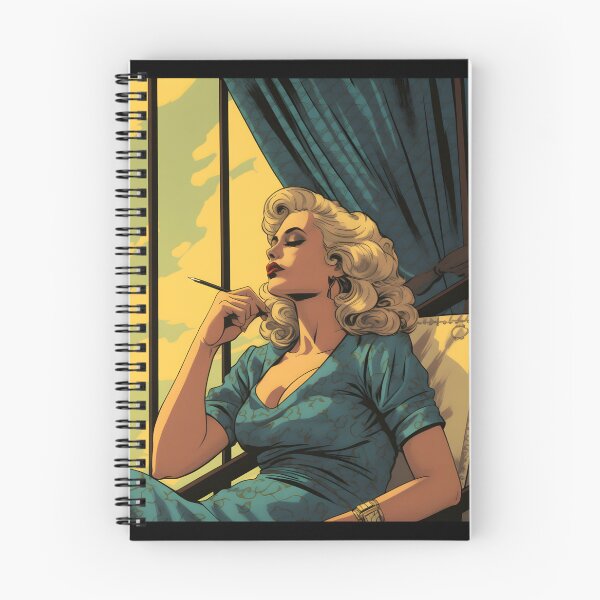 Item preview, Dreamy Blue Beauty - Pop Art Poster designed and sold by UrsaStick.