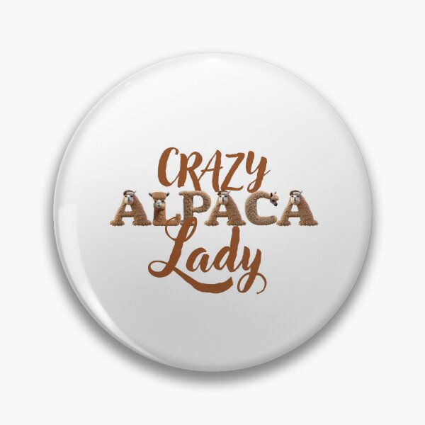 Artikelvorschau, Verrückte ALPACA-Dame (mit ALPACA-Buchstaben) entworfen und verkauft von jazzydevil.