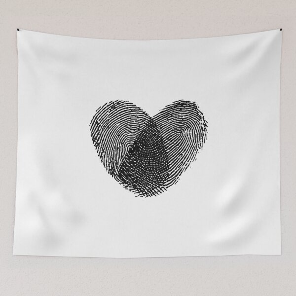 Item preview, Fingerprints Heart designed and sold by fuksja.