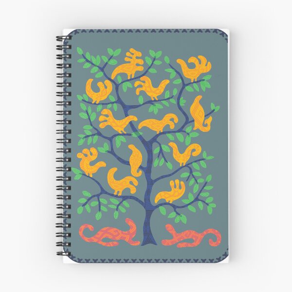 Item preview, Nomadic Harmony: Kyrgyz Felt Ornament Artwork with Birds on Tree and Cats on Ground designed and sold by Iskender Asanaliev.