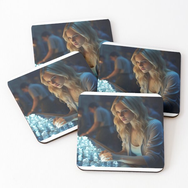 Item preview, Forensic Female Odontologist Blue Crystals Medical and Dental Records designed and sold by TheBrainArt.