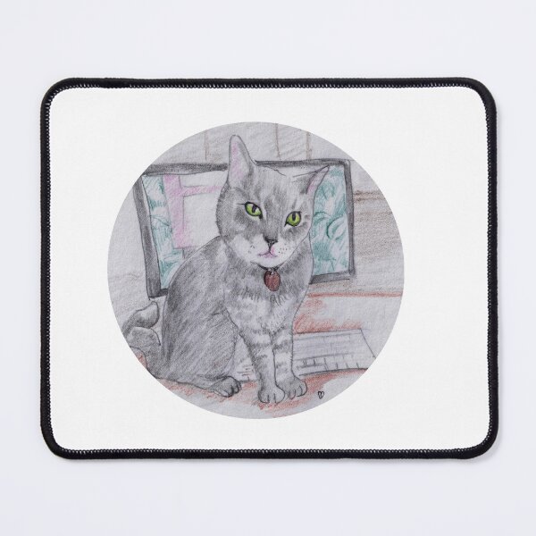 Item preview, WFH Kitty, Are we working yet? designed and sold by HelenDBVickers.
