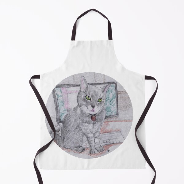 Item preview, WFH Kitty, Are we working yet? designed and sold by HelenDBVickers.