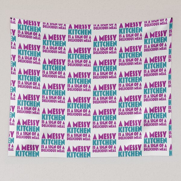 Item preview, A messy kitchen is a sign of a GOOD MEAL designed and sold by jazzydevil.