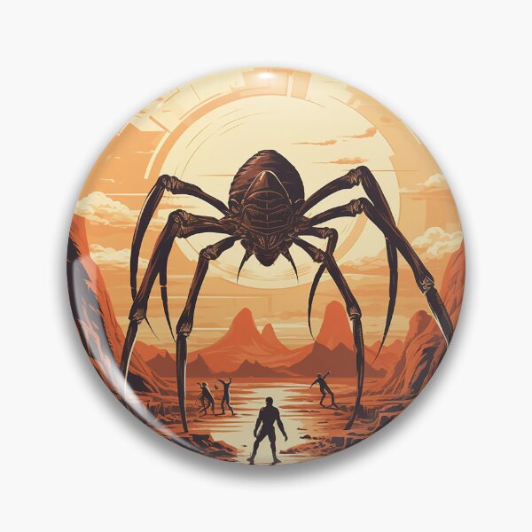 Item preview, Giant Spider on An Alien Planet designed and sold by ShepherdsPieMan.