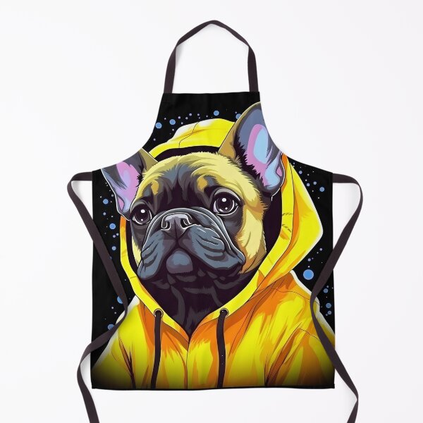 Item preview, French Bulldog in Yellow Raincoat designed and sold by ARTficiallyAnon.