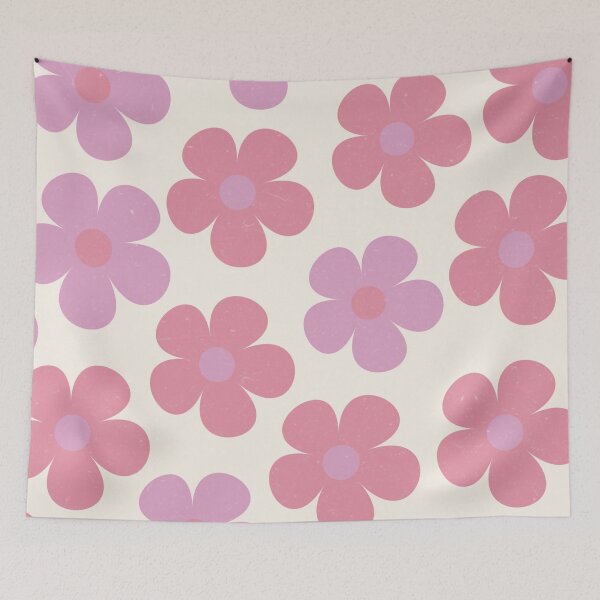 Item preview, Pink Floral Bliss: It's Gonna Be Okay - Aesthetic Floral Pattern designed and sold by GMM Designs.