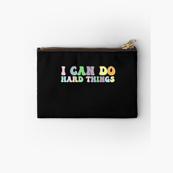 Item preview, I Can Do Hard Things - Retro Groovy Font Design designed and sold by DigitalByEb.