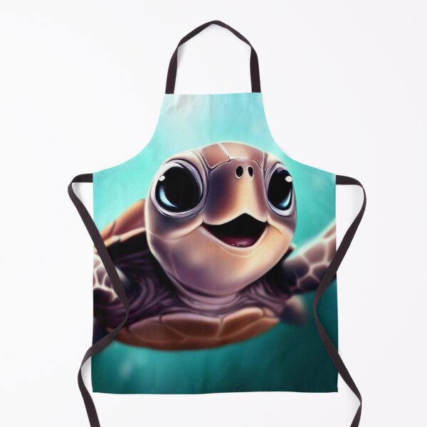 Item preview, Cute Sea Turtle - Cute Baby Animals designed and sold by baby-animal-art.
