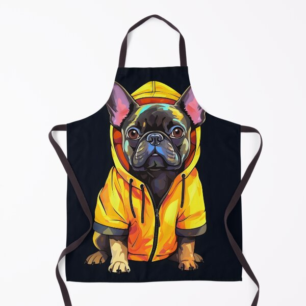Item preview, French Bulldog in Yellow Raincoat designed and sold by ARTficiallyAnon.