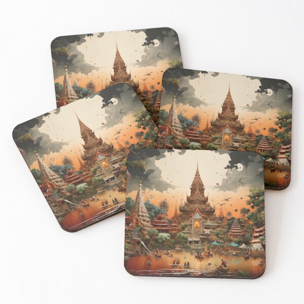 Item preview, Thailand countryscape wall art designed and sold by jboonsart.